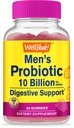 Bene Sì Probiotici Gummies per gli uomini con 10 miliardi di CFU, Ripristino Equilibrio Digestivo Naturale, Ridurre Gas, Bloating e Irregolarità, Senza Glutine, Non OGM, Vegetariano - 60 Gummies
