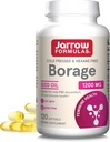 Jarrow Formulas Borage 1200 mg - 120 Softgels - Fonte di GLA - Borage Oil Supplement - per Skin Health & Immune System Support, Mild PMS Discomfort Support - Fino a 120 Serve