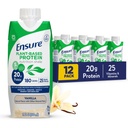 Assicurare Vegan Protein Vanilla Nutrition Shake I Gluten-Free I Dairy-Free I Soy-Free Liquid Shake I 12 Pack