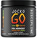 Jocko Fuel Pre Workout Polvere con L-Citrulline, Nootropic & Caffeina per Endurance & Stamina - Keto, Bassa miscela di zucchero per la corsa a distanza, Ciclismo, Jiu Jitsu - 30 Serve (Mango)