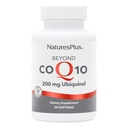 Nature Plus Oltre CoQ10-200 mg Ubiquinol - 30 Facile da ingoiare Softgels - Alta potenza, Supplemento ad alto assorbimento, promuove la salute del cuore, antiossidante - 30 Serve