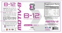Motiv-8 Essentials Vitamina B-12 Gocce, Sublinguale, Facile da prendere il supplemento liquido, Supporta la salute dell'occhio, l'energia cerebrale, il sistema nervoso, la cognizione e la memoria (60 Serve, lampone)