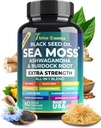 Estratto di caffè verde, Olio di semi di pecora, Ashwagandha, Turmeric & More – 10-in-1 Integratore di erbe con pepe nero & Elderberry – 60 capsule