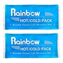 Morbido pacchetto gel riutilizzabile 2, pacchetto ghiaccio caldo e freddo per lesioni, mal di testa, sollievo del dolore congiunto, pacchetto di ghiaccio Comfort Terapia flessibile su collo, caviglia, ginocchio, gamba, spalla, gomito, polso, piedi