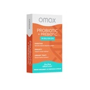 Omax Prebiotici & Probiotic 50 miliardi di CFU + Chicory Inulina, 10 Strains, Ridurre Bloating, Digestione, SIBO, Gut Leaky, pH vaginale, Acidophilus, Vegan, Dairy Free, Gluten Free, Blister Packaged