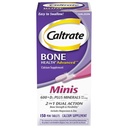 Caltrate Minis 600 Plus D3 Plus Minerals Calcium e Vitamina D Supplemento Tablets, Bone Salute e Minerale Supplemento per Adulti - 150 Conte