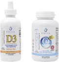 Eniva Omega 3 Premium Fish Oil EPA/DHA e Vitamina liquida D3 (120 mL) Dottore formulato per assorbimento rapido