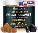 Shilajit Gummies - Integratore organico dell'Himalaya senza zucchero | 600mg Shilajit, 90 Gummies per l'energia e il benessere