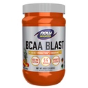 NOW Alimenti Nutrizione sportiva, Polvere BCAA Blast, 5 g BCAA, 100 mg Caffeina, Punch tropicale, 600-Grams