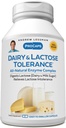ANDREW LESSMAN Dairy and Lactose Tolerance 240 Capsule - Migliora la digestione naturale di latticini e lattosio. Mild, Powerful, All-Natural Enzymes aiutano a evitare i disagi GI nella digestione. Nessun Additivo