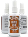 Supplemento avanzato di spruzzo liquido minerale dell'acido Fulvic e dell'acido Humic Trace. 70+ Ionic Organic Vital Minerals & Electrolytes, Vantaggi simili di Shilajit & Drops (4 oz, 120 Serve)