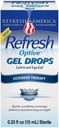 Refresh Optive Gel Drops 0.33 Fl Oz (10 mL) Per Bottiglia - 2 bottiglie