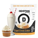 Devozione Nutrition Angel Food Cake Protein Polvere per Shakes, Cuocere, Pancakes, Desserts – 20g Whey Isolate & Casein Protein Blend – Non Aggiunto Zucchero, Carbo basso, Senza glutine, Keto-Friendly con MCT – 2lb