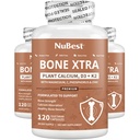 Bone Xtra - Vegan Bone Formula di resistenza per le ossa più forti, Calcium basato sulle piante da alghe marine, Vitamine D3, Vitamina K2, Magnesio, Phosphorus & More per gli adolescenti, Adulti - 3 mesi di alimentazione | 3 Pack