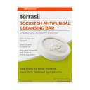 terrasil Antifungal Jock Itch sapone per gli uomini, sollievo veloce & trattamento da bruciare, pelle prurito, ingredienti idratanti naturali, dermatologo testato, 75g bar