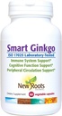NUOVO ROOTS HERBAL Smart Ginkgo Supplement, 60 capsule vegetali, sistema immunitario e supporto cognitivo