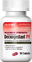 HealthA2Z® Decongestant PE | Phenylephrine HCl 10 mg | Forza massima | Rilievo di congestione nasale e sinusale non sonnolenta a causa di Cold & Allergies (90 conteggio (confezione di 1))