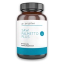 Dr. Brighten Saw Palmetto Plus - Integratore alimentare naturale per le donne - PCOS Supporto per prevenire la perdita di capelli Acne pelle grassa