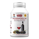 ANDREW LESSMAN Resveratrolo-100mg - 180 Capsules - Beneficial del Vino Rosso, Naturally Occurring Antiossidante, Senza Alcol. Additivo gratuito