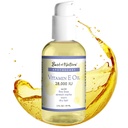 Best of Nature Vitamin E Oil 28.000 IU, Moisturizer senza profumo con cocco frazionato - Formula di riparazione danni per capelli, pelle, viso e mani