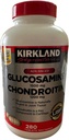 Kirkland Signature Glucosamine HCI 1500mg Chondroitin Sulfate 1200mg 220 compresse / Nuovo conteggio aumentato