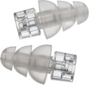 Etymotic Research ER20XS High-Fidelity Earplugs (Concerti, Musicisti, Aeroplani, Moto, Sensibilità e Universal Hearing Protection) - Large, Clear Stem