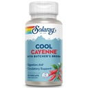 SOLARAY Cool Cayenne Pepper 40.000 HU con Butchers Broom per il supporto della circolazione sana | 90 VegCaps