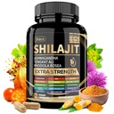 Shilajit Supplemento con Sea Moss, Ashwagandha, Tongkat Ali - Shilajit Pure Himalayan Organic Fulvic Acid Capsule - 90 Count