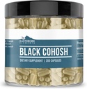 Elementi terrestri Nero Cohosh 200 Capsule, Pure & Undiluted, Senza Additivi