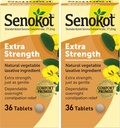 Senokot Extra Forza Lassativo vegetale naturale per il sollievo di notte Gentle Costipazione occasionale, 36 Conte (Pacchetto di 2)
