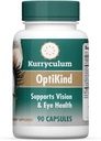 OptiKind Vision Support Vitamine Occhiali, 90 Capsule, Eye Health Formula con Lutein per Occhi e Glutathione