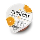 Medtrizione Gelatein Arancione: 20 grammi di proteine. Ideale per diete liquide chiare, ingoiando difficoltÃ, bariatria, dialisi e oncologia. Ottimo pre o post-allenamento Snack. (12 Confezione)