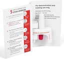Dispositivo di formazione per lo spray nasale Naloxone | per l'uso nella formazione di pronto soccorso per l'overdose oppioide | riutilizzabile | Include due dispositivi e istruzioni per la formazione di spray nasale (pacchetto di 2) | non contiene farmaci