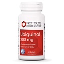 PROTOCOLLO PER LA VITA BALANCE Ubiquinol 200mg - Biodisponibile CoQ10 Softgels - Heart Health Support - Ossidative Stress Quencher - Soy Free & Dairy Free - 60 Softgels