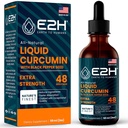 E2H curcumina erboristica liquida per un migliore Assortimento - Supporto naturale congiunto - Estratto di radice curcuma con semi di pepe nero - Boost Your Health - Vegan - Non-GMO - 2 Fl Oz