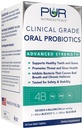 Probiotici orali del grado clinico * 4 miliardi di CFU di BLIS K12® & BLIS M18® * Zucchero Libero * Natural Peppermint Aromaing * 100% Made in the USA * Elimina il cattivo respiro/alitosi
