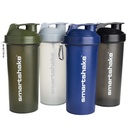 Smartshake Lite 4-Pack Protein Shaker Bottiglia 1000 ml | 34 oz - Leakproof Screw-on Lid - BPA Free – Unisex - Mist Gray, Army Green, Black, Navy Blue