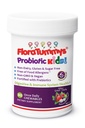 FloraTummys Kids Chewable Probiotics Prebiotics: Non-Dairy, Gluten & Sugar-Free, Peanut & Soy Free, Non-GMO, Tested & Free of Food Allergens, Vegan, Kosher, Berry Flavor(1 Bottiglia)