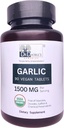Aglio biologico USDA compresse fatte naturalmente con erbe naturali, senza additivi, 1500 Mg/Serving, non OGM, Gluten-Free 90 Vegan pillole per uomini e donne