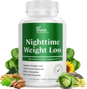 DR VITAMINA SOLUZIONI Bruciatore grasso notturno Supplementi - Appetite Suppressivi per la perdita di peso - Bruciatore grasso notturno per le donne e gli uomini che supportano sonno e relax - pillole di perdita di peso - 60 capsule