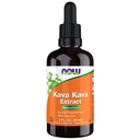 NOW Integratori Alimentari, Kava Kava Estratto liquido con glicerina, contagocce, Rilassamento*, 2 once