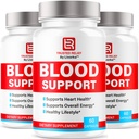 (3 Pack) Trusted Relief Blood Support Capsules - Official TrustedRelief Blood Support Vitamin Pills, Natural Trusted Relief Advanced Premium Formula Wellness & Overal Health, 90 Capsule per 3 Mesi