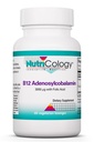 Nutrizione B12 Adenosylcobalamin Supplemento - con acido folico, vitamina B12 3000 mcg, Folate, Pure B12, Lozenges vegetariano - 60 Conte