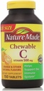 Natura fatta Vitamina C 500 mg Chewable Tablets 150 ea (Pacchetto di 5)