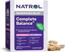 Natrol Equilibrio completo, Integratore alimentare per Menopausa Rilievo, A.M./P.M. Menopausa Rilievo per le donne, 60 capsule, Fino a un 30 giorni di alimentazione