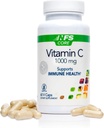 NF Sports Vitamina C 1000 mg Supporta il sistema immunitario, formazione di collagene, assorbimento di ferro e denti, Vegan, senza glutine, 60 capsule vegetali