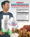 5Mushroom Nootropic Blend - 60 Capsules, Tail tacchino, Reishi, Maitake Mushroom Extract with High Beta Glucan, & Lion Mane Mushroom Supplement Capsules, Funzionali Mushrooms Integratori di erbe