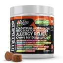 Allegoria del cane chews | Itchy pelle sollievo per cani | Colostrum Astralagus Omega 3 api pollen Bromelain Echinacea ortica Quercetin Licorice radice Spirulina ACV Immune - Confezione da 1