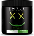 Smyle USA Pre-Workout Powder Lime Lemon - Pre Workout Energy con 400mg Alpha GPC + 167mg Caffeina e 1667mg Beta-Alanine Performance Blend | 30 Servings