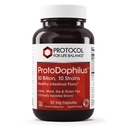 PROTOCOLLO PER LA VITA BALANCE - ProtoDophilus - 50 miliardi, 10 Strains - Flora Probiotica Intestinale sana per sostenere la funzione digestiva e la salute immunitaria - 50 capsule di Veg